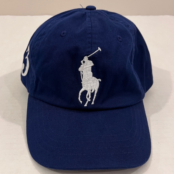 Polo by Ralph Lauren Blue and White Baseball Hat - Picture 1 of 5